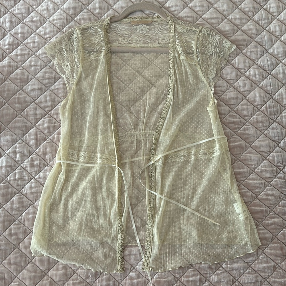 Jaloux Anthropologie Vest Bolero Top
